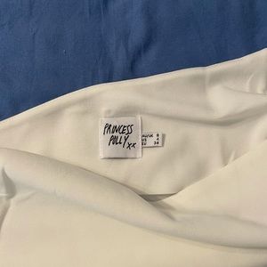 White one shoulder Princess Polly Top